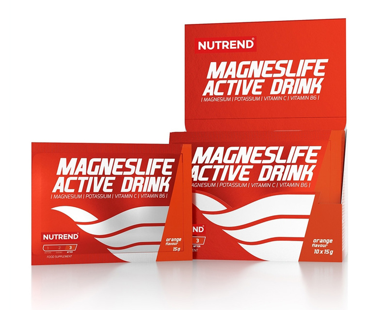 Nutrend MAGNESLIFE ACTIVE DRINK, 10x15g