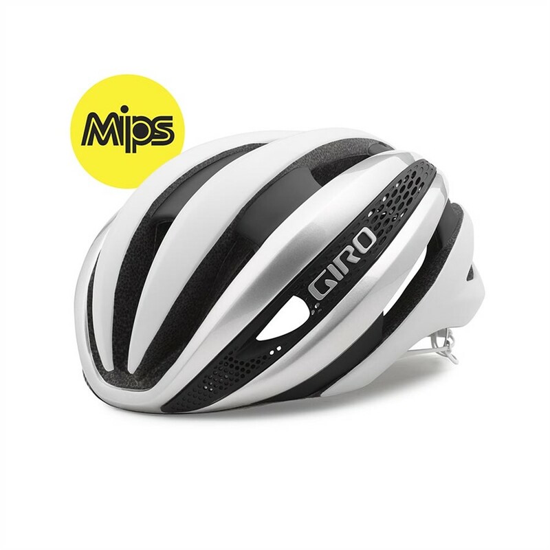 Giro helma SYNTHE MIPS Mat White/Silver