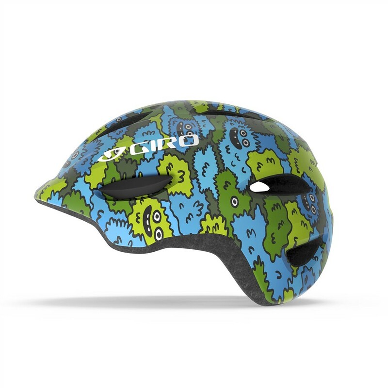 Giro helma SCAMP Blue/Green Creature Camo 