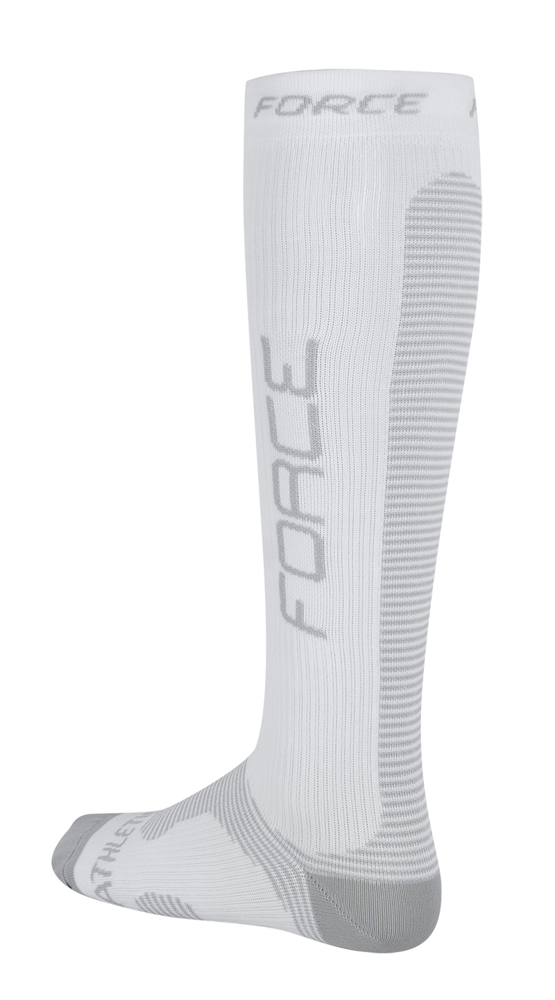 Force ponožky kompresní ATHLETIC PRO bílé
