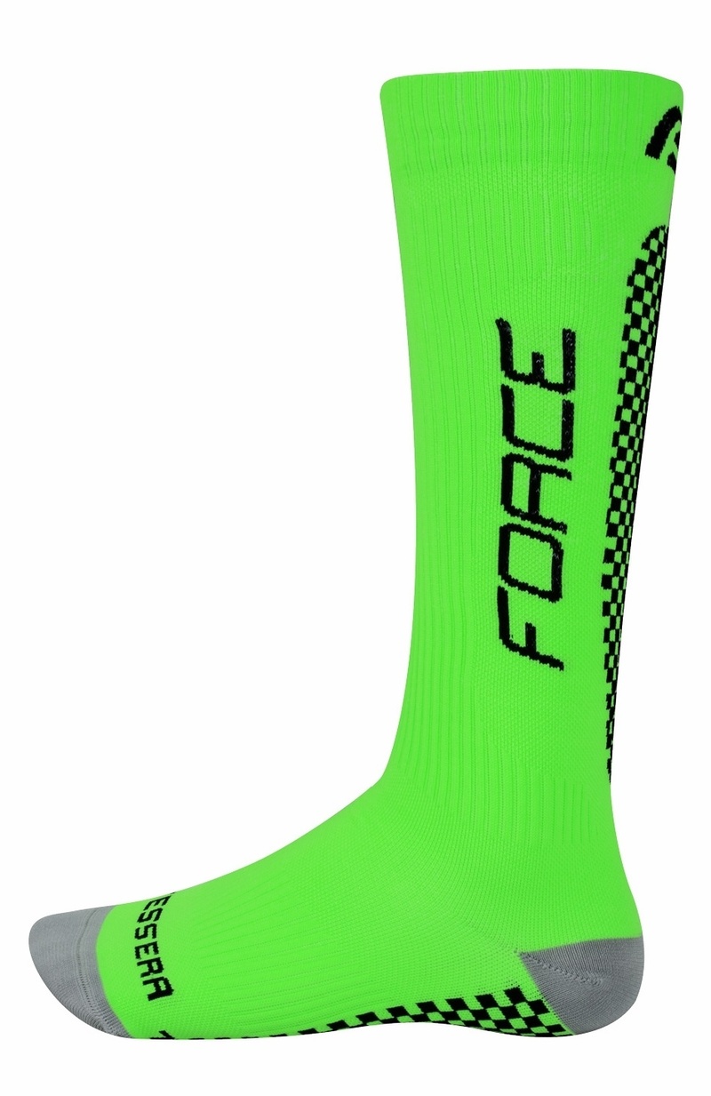 Force ponožky kompresní TESSERA WIDE, širší zelené