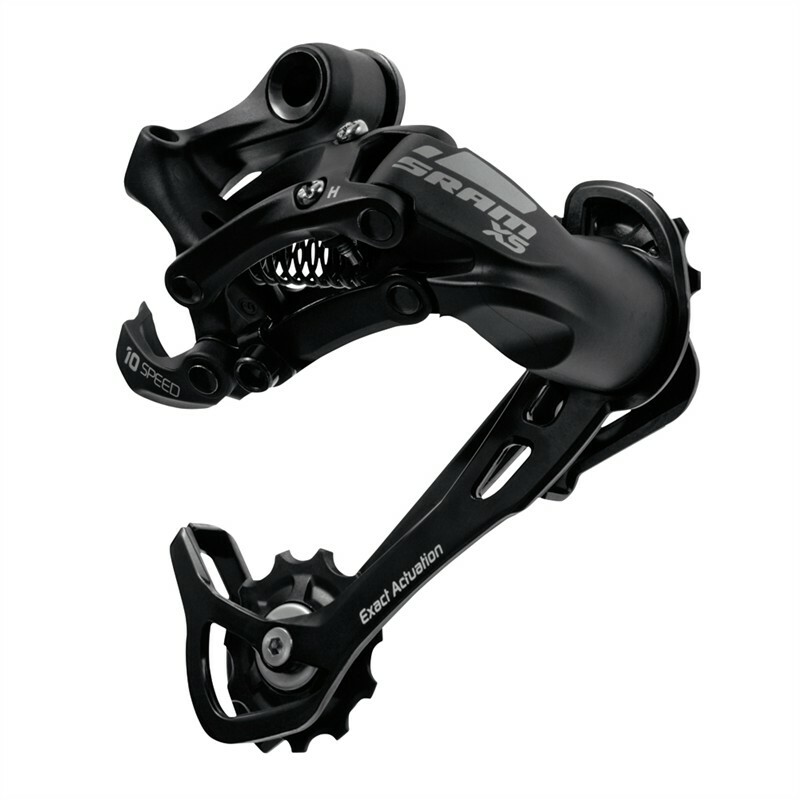 Sram přehazovačka X-5 10 rychlostní , dlouhé vodítko, Aluminum černá