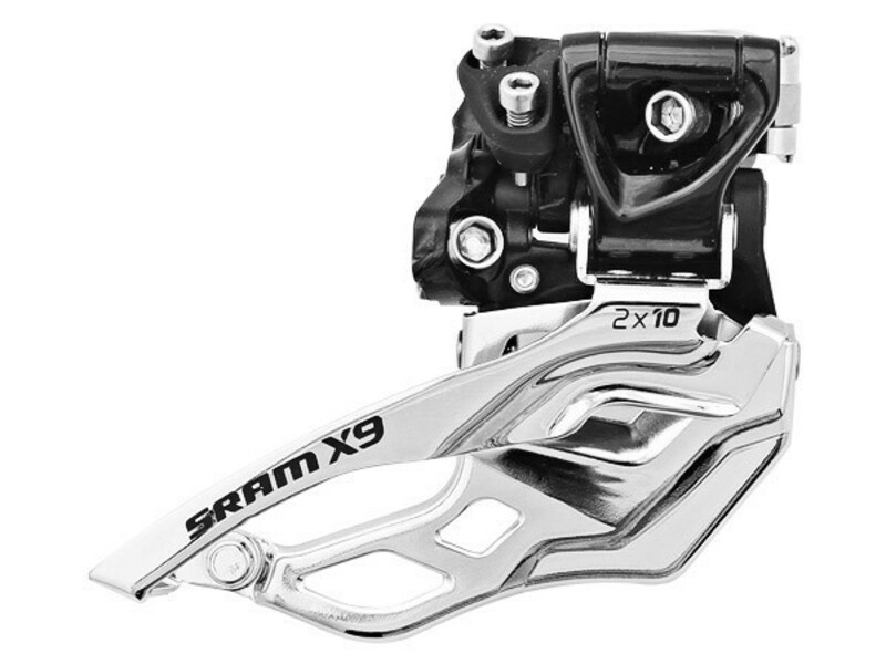 Sram Přesmykač X-9 2x10 horní objímka, 34.9mm, spodní i horní tah