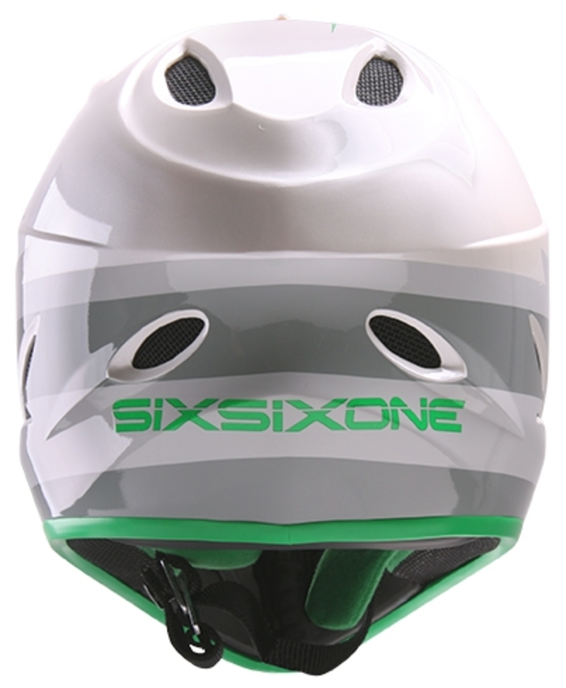 SixSixOne přilba Comp II bolt grey/green