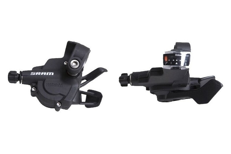 Sram řadící páčky X.3 TriggerShifter, 3x7sp. černé