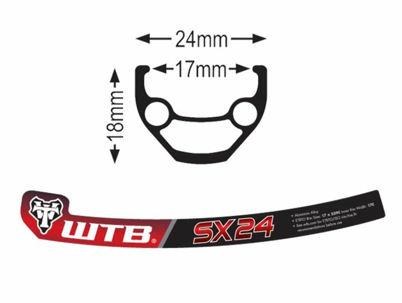 WTB ráfek 26 WTB SX-24 disc 32děr bílý