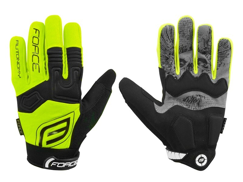 Force rukavice MTB AUTONOMY fluo