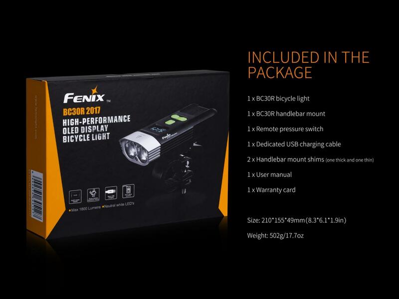 Fenix nabíjecí světlo BC30R