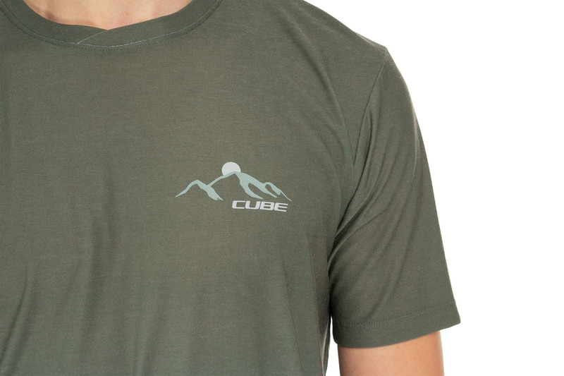 Cube dres MTB Round Neck Jersey Soft Touch S/S olive sage