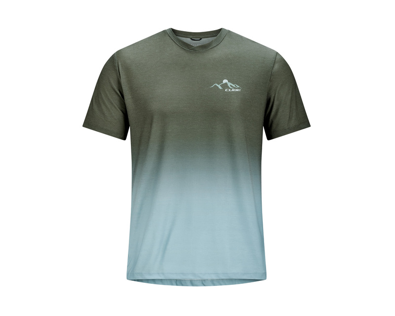 Cube dres MTB Round Neck Jersey Soft Touch S/S olive sage