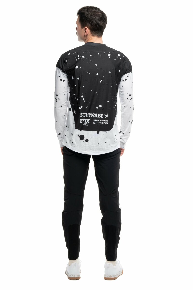 Cube dres MTB Jersey X Factory Racing L/S black white