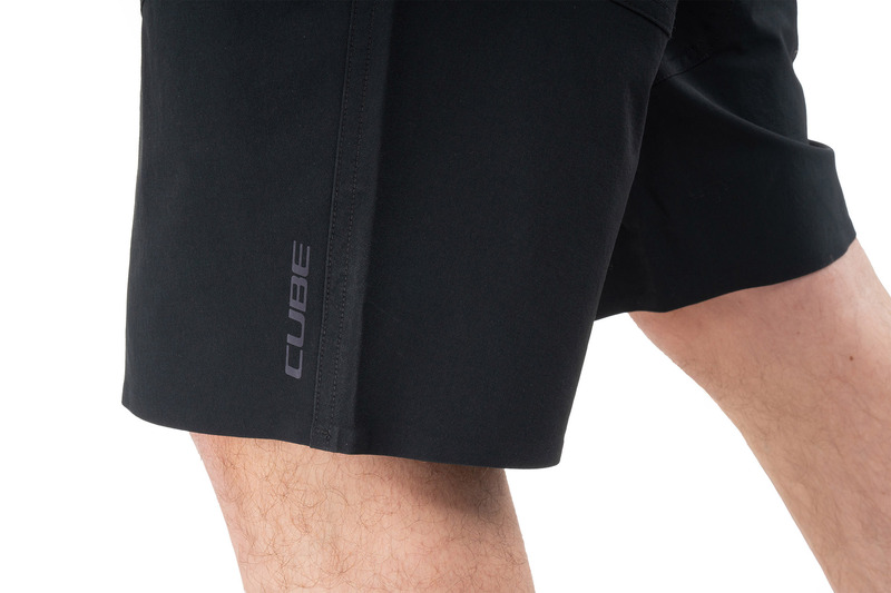 Cube volné kraťasy MTB Enduro Short black