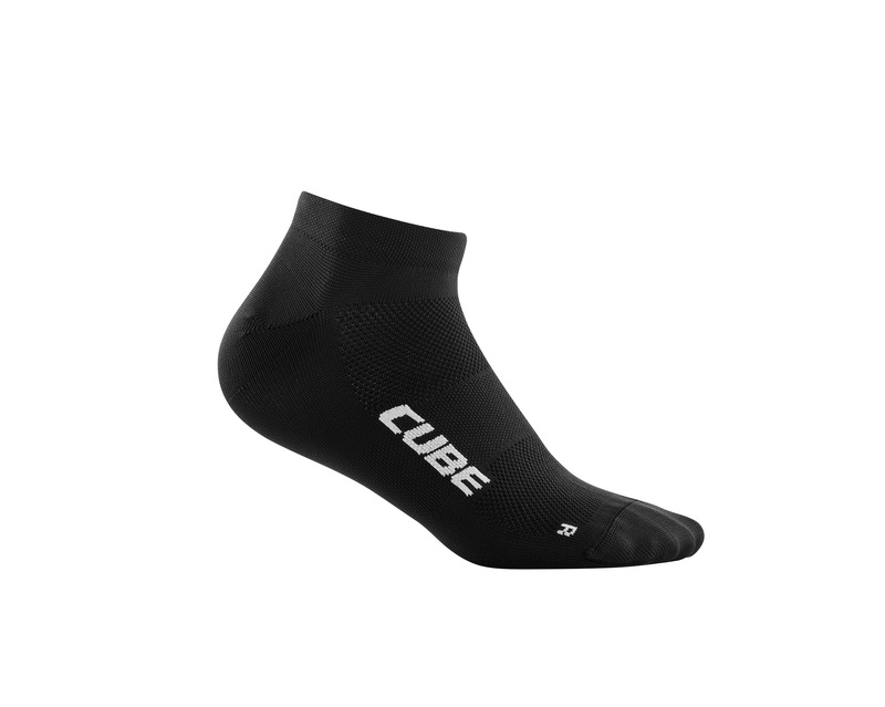 Cube ponožky LOW CUT ROAD/XC Blackline black