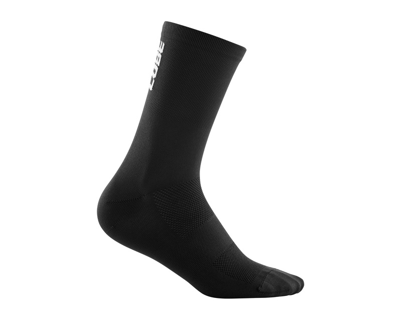 Cube ponožky HIGH CUT ROAD/XC Blackline black
