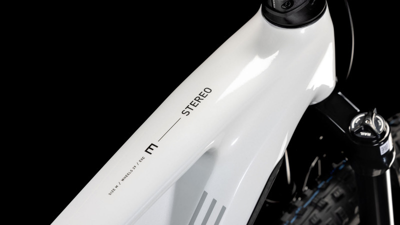 Cube STEREO HYBRID ONE44 EXC mettalic white black