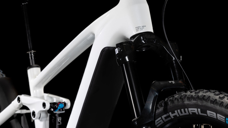 Cube STEREO HYBRID ONE44 EXC mettalic white black
