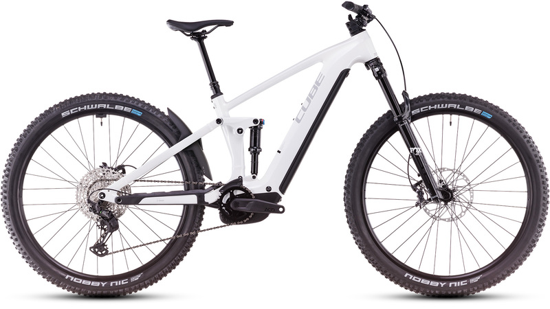 Cube STEREO HYBRID ONE44 EXC mettalic white black TEST