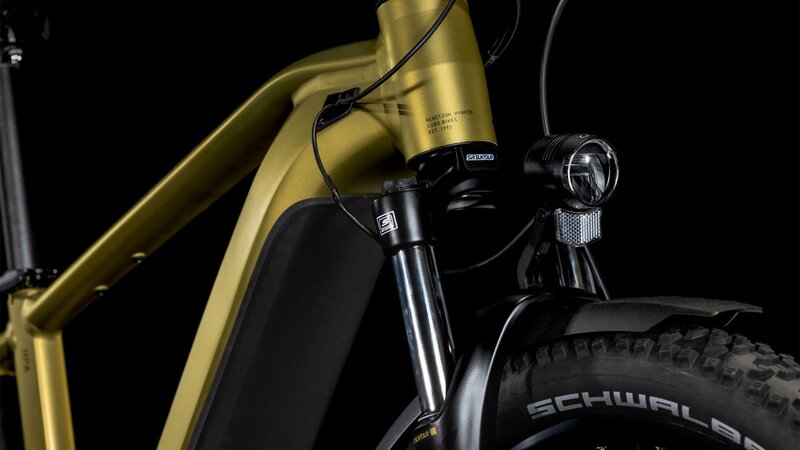 Cube REACTION HYBRID PERFORMANCE ALLROAD goldenlime black