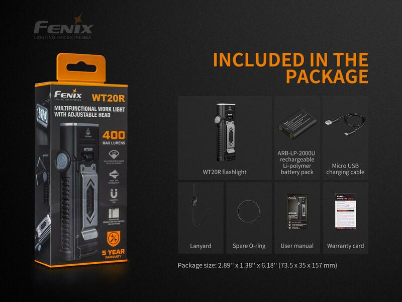Fenix LED svítilna WT20R