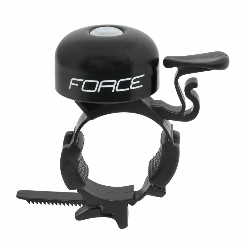 Force zvonek Fe/plast 22,2-31,8mm, černý