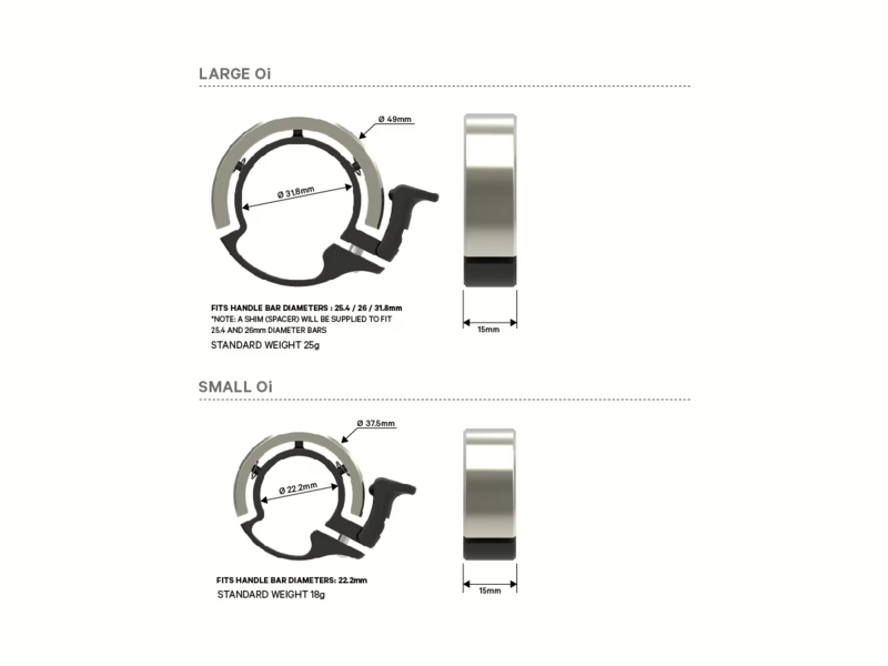 Knog zvonek Oi Classic