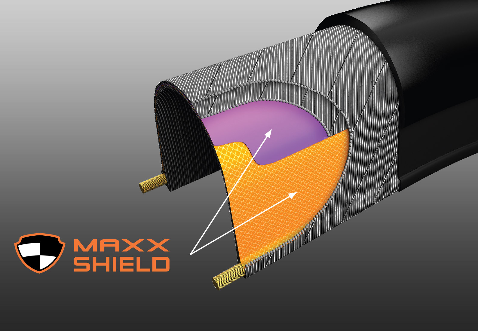 Představuje vrchol v celoplošné ochraně proti defektu. Je použitý SilkShield od patky po patku a k tomu přidán pod kontaktní vrstvu K2 (Aramid Composite) pro bezkonkurenční odolnost.
